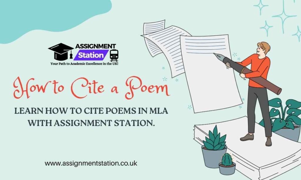 How to Cite a Poem